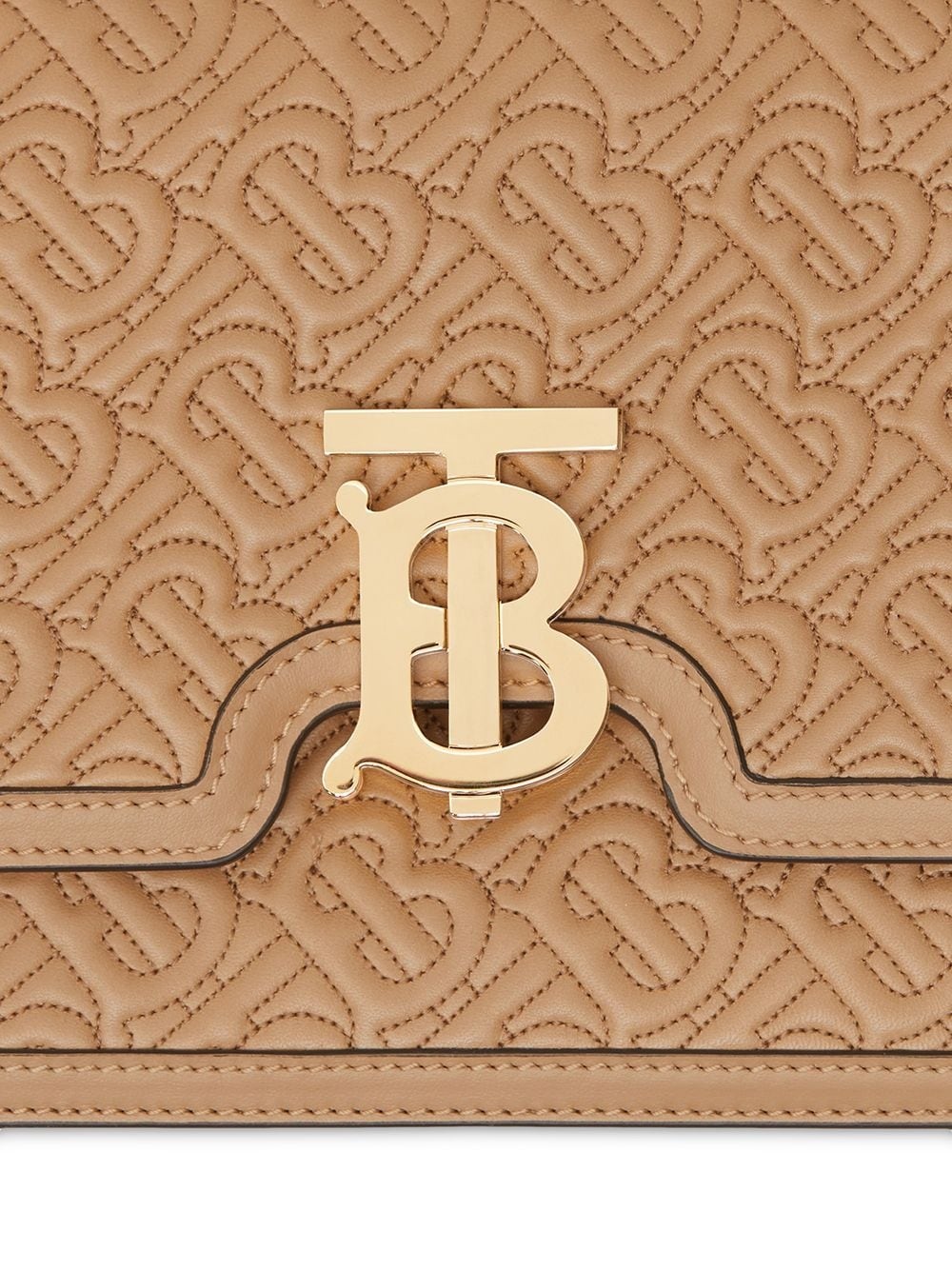 Medium Quilted Monogram Lambskin TB Bag - 4