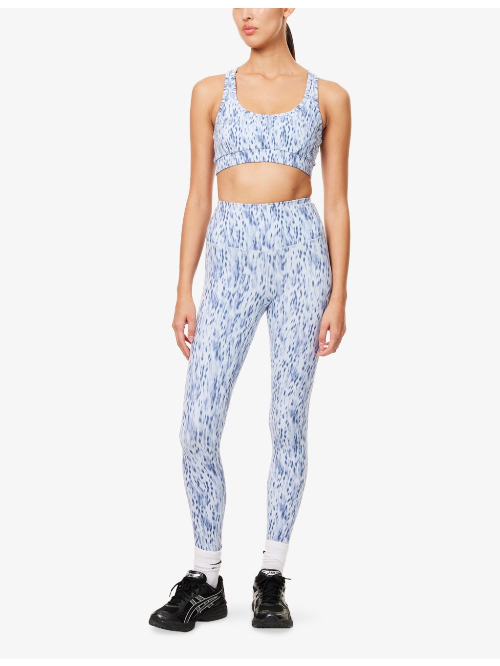 Move Selma graphic-pattern stretch-jersey bra - 2