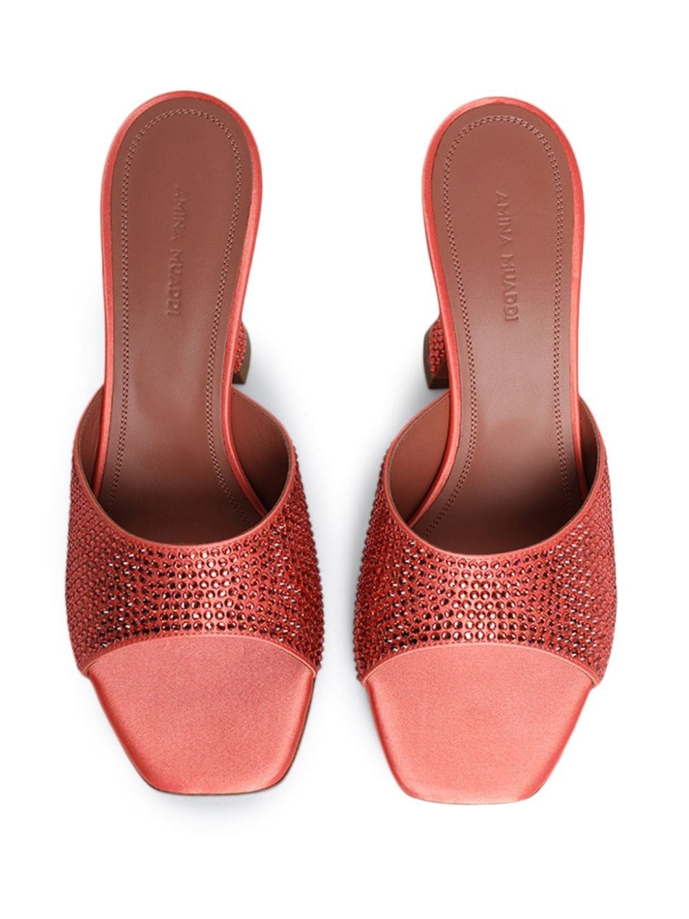 Lupita Crystal Slipper 95mm mules - 4