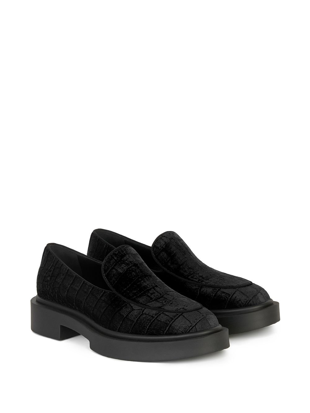 Achille crocodile-effect loafers - 2