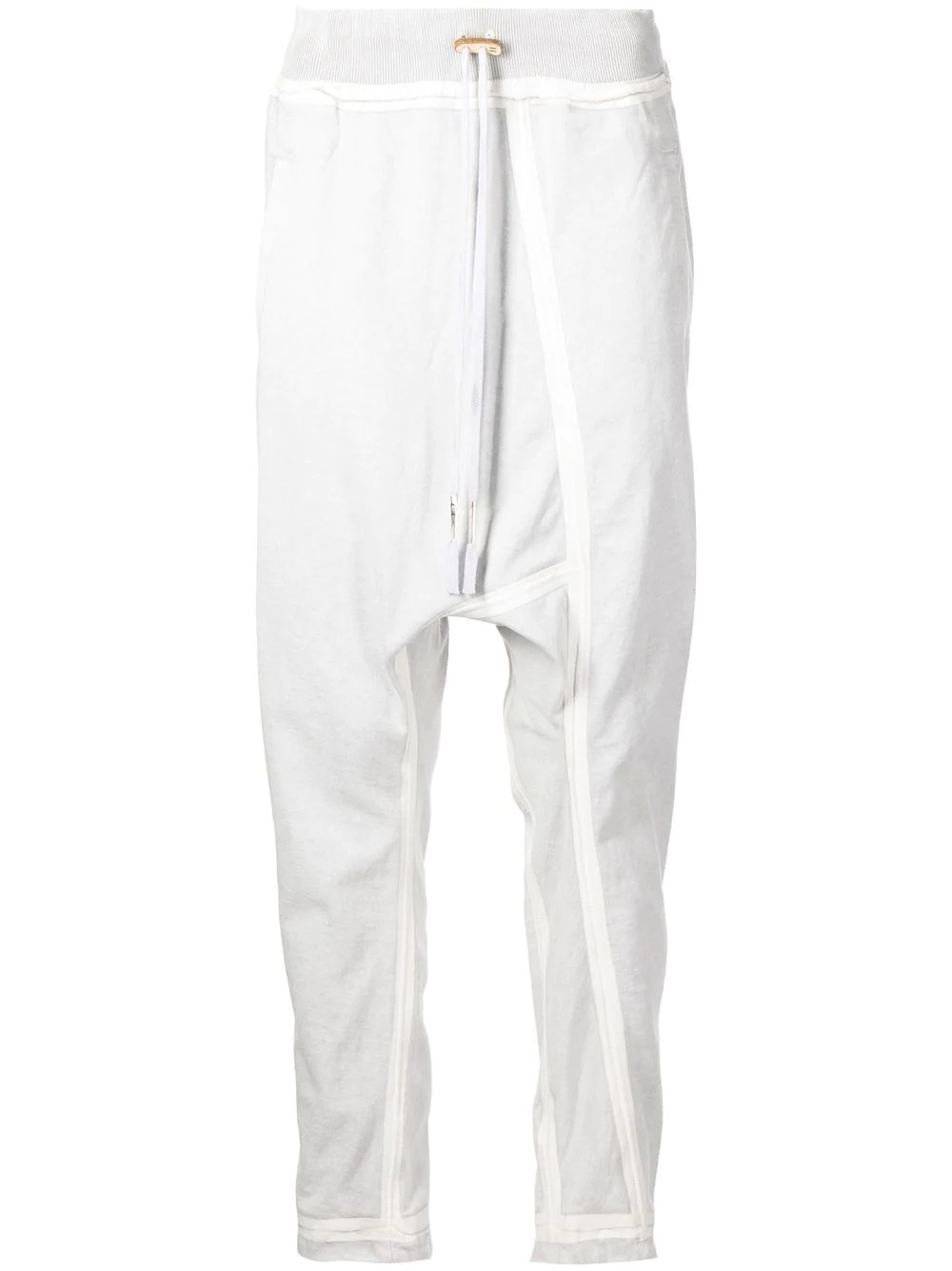 panelled drawstring-waist track pants - 1