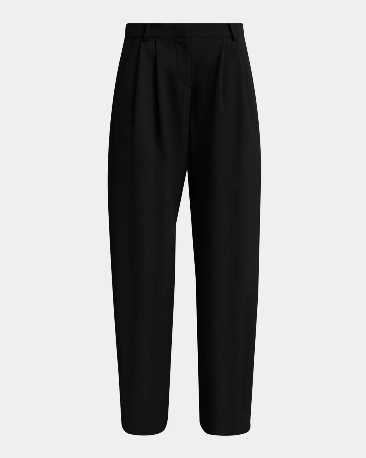 Lyda Pleated Straight-Leg Trousers - 1