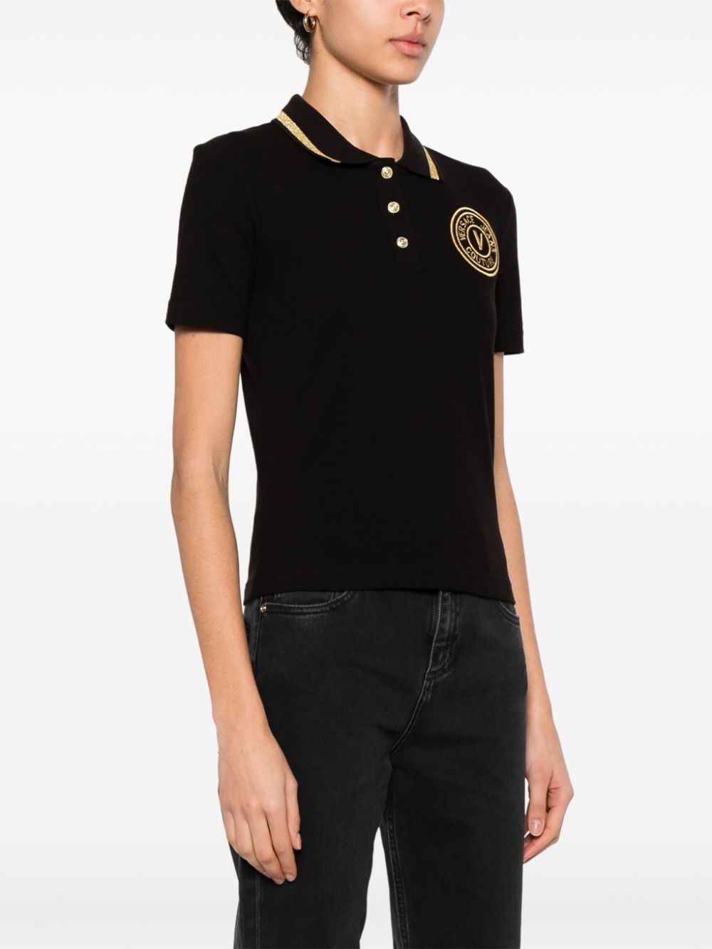 V-Emblem piquÃ© polo shirt - 3