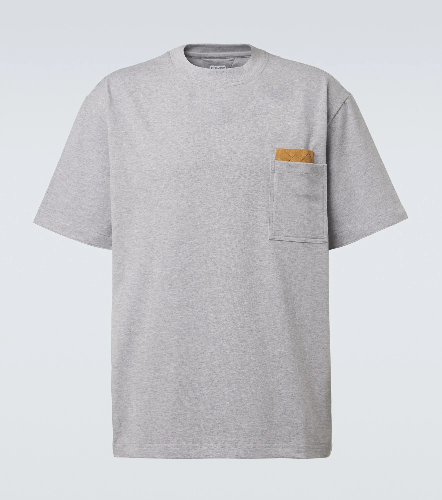 Intrecciato cotton-blend jersey T-shirt - 1