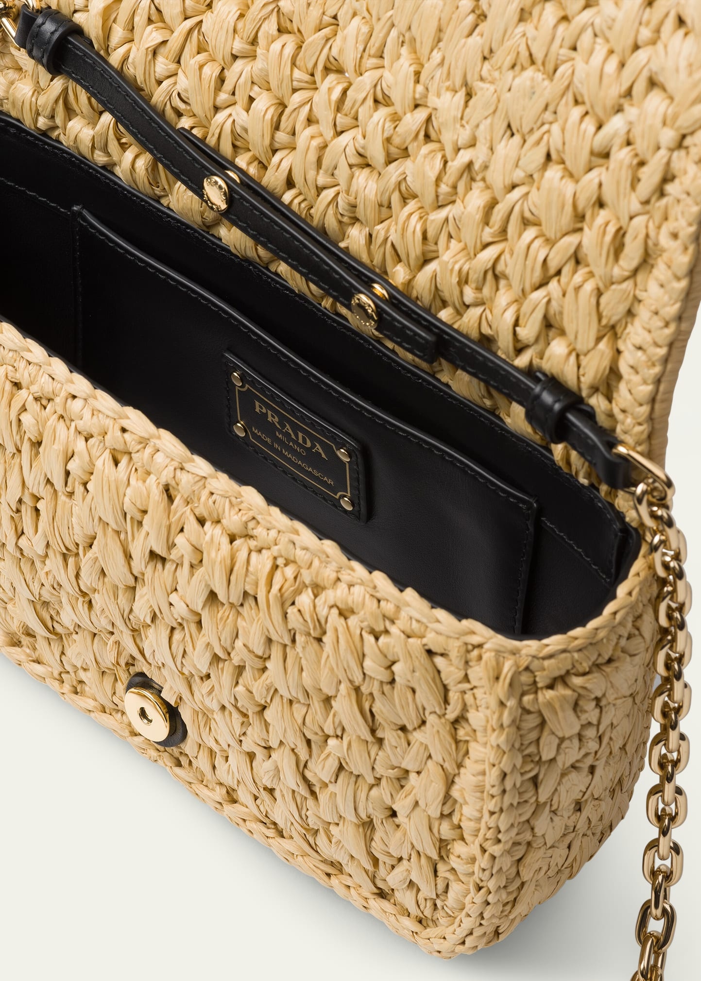 Logo Crochet Clutch Bag - 3