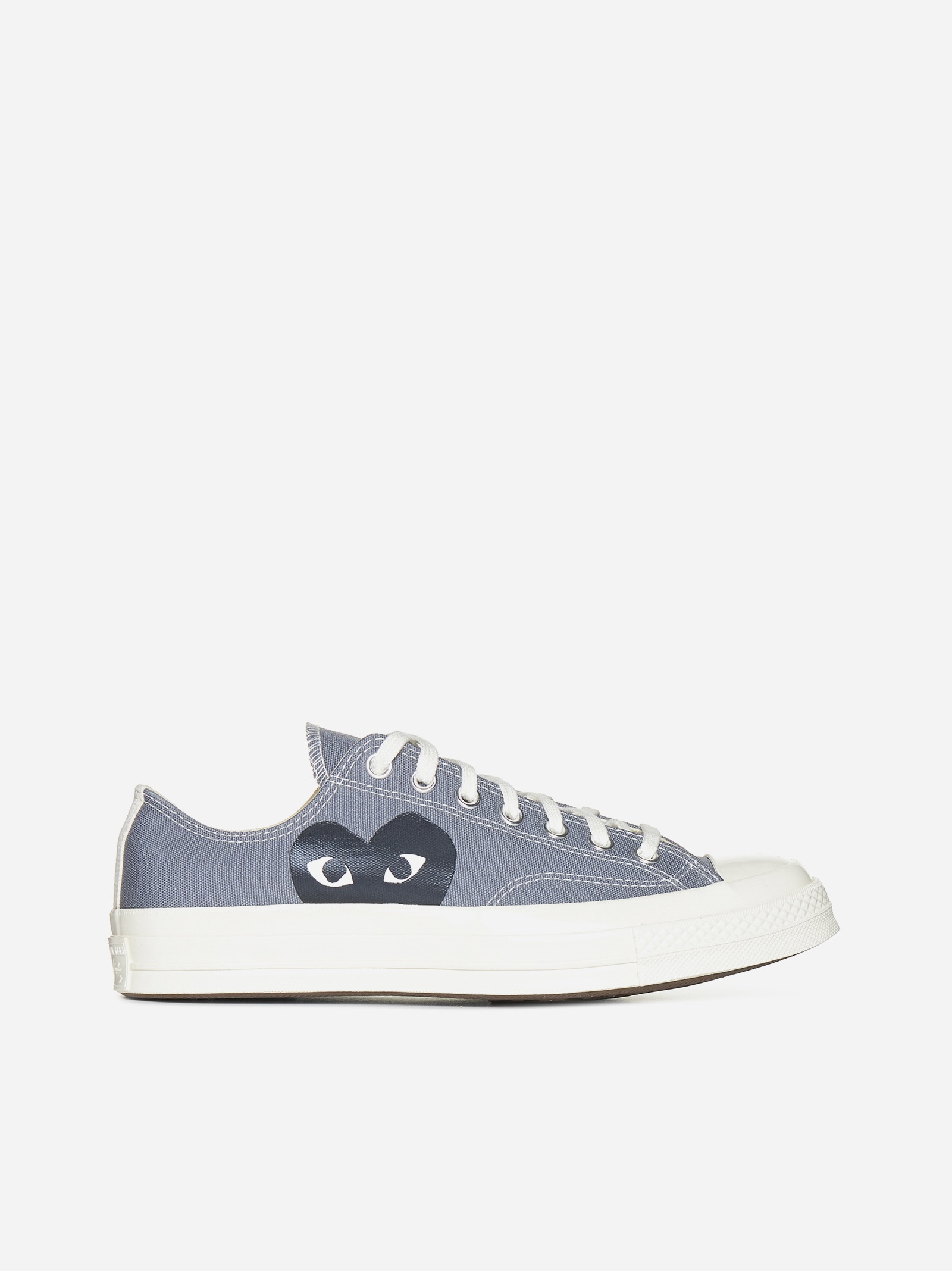 Heart low-top canvas sneakers - 1