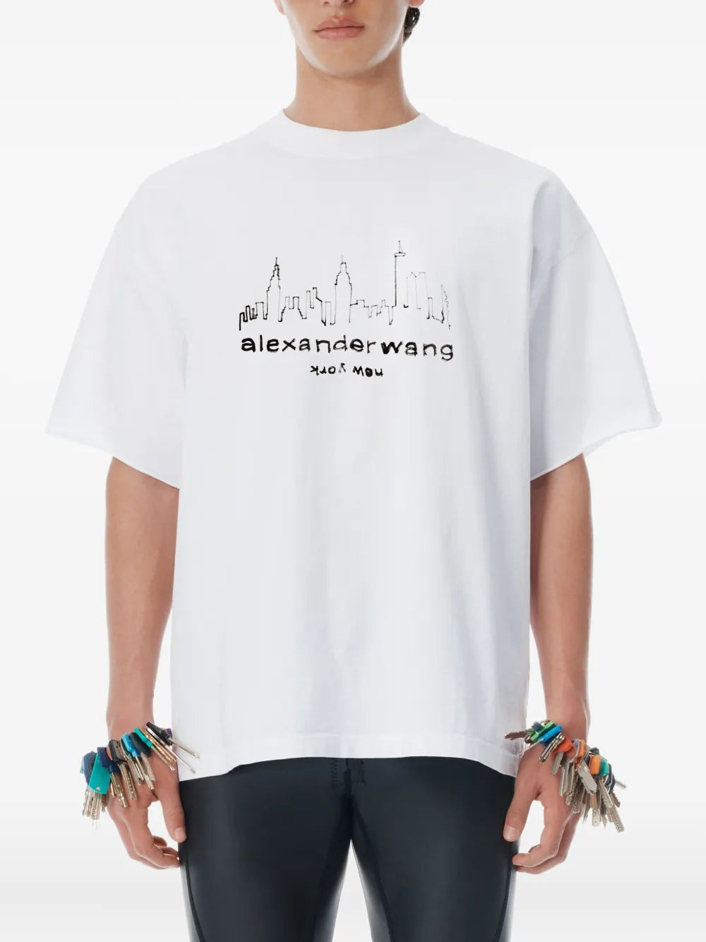 Cotton Oversized Logo T-Shirt - 5