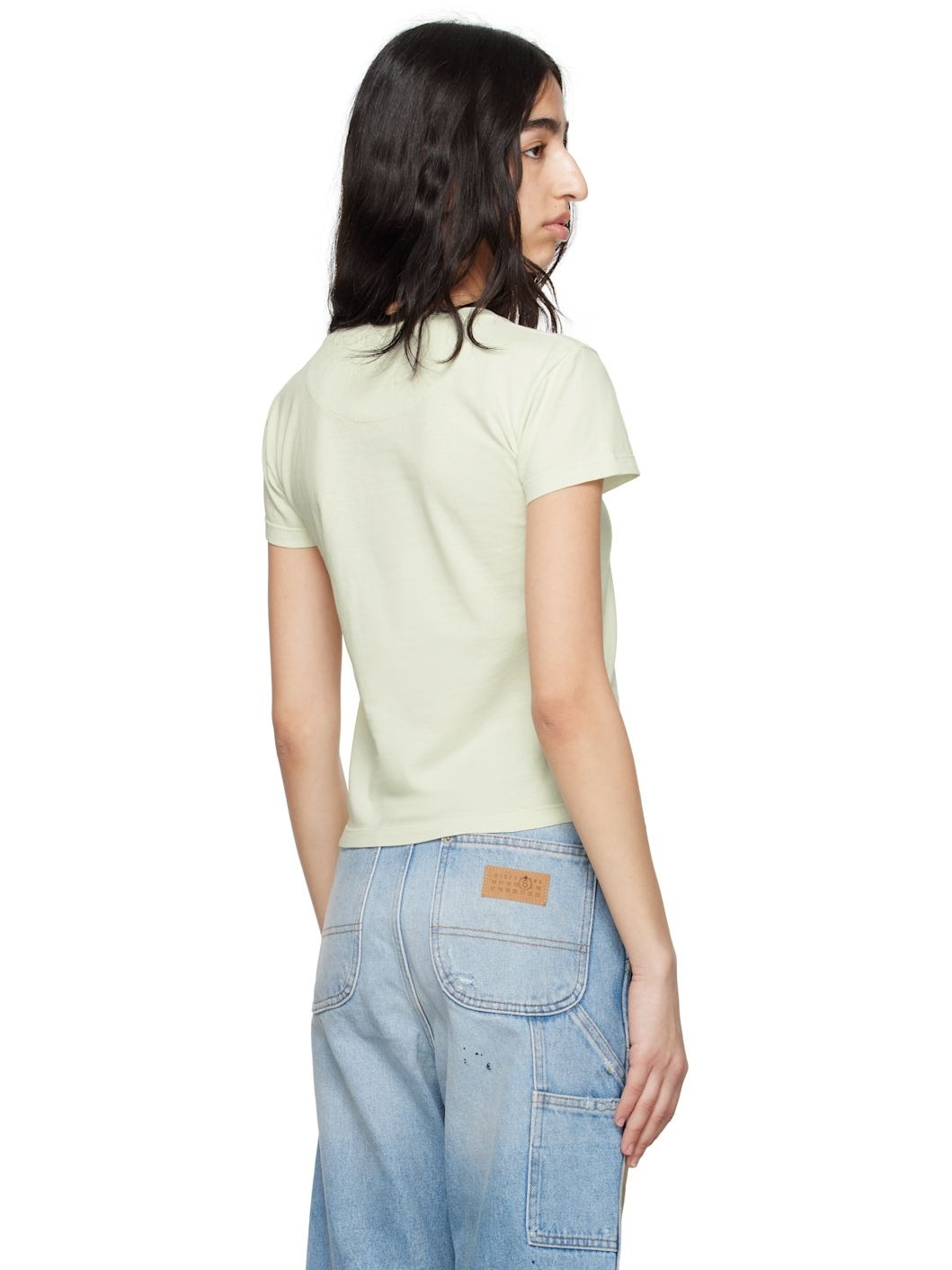 Green Heavy Cotton Jersey T-shirt - 3