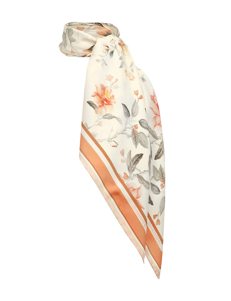 PRINTED SILK SQUARE 90 1