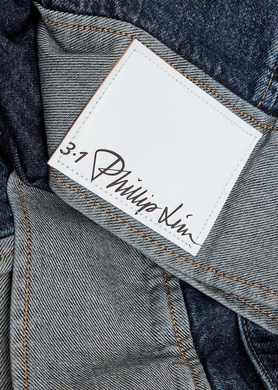 3.1 Phillip Lim Boxy Tie-waist Denim Jacket - 5