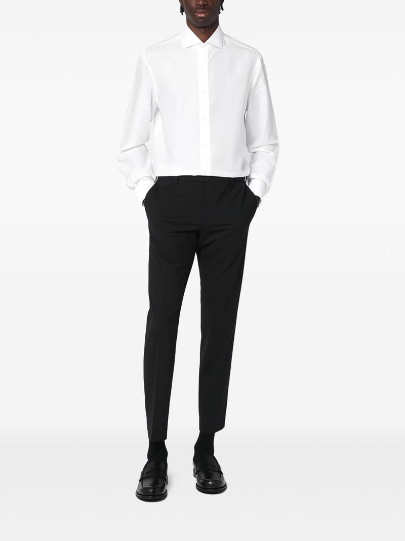 Brunello Cucinelli spread-collar shirt outlook