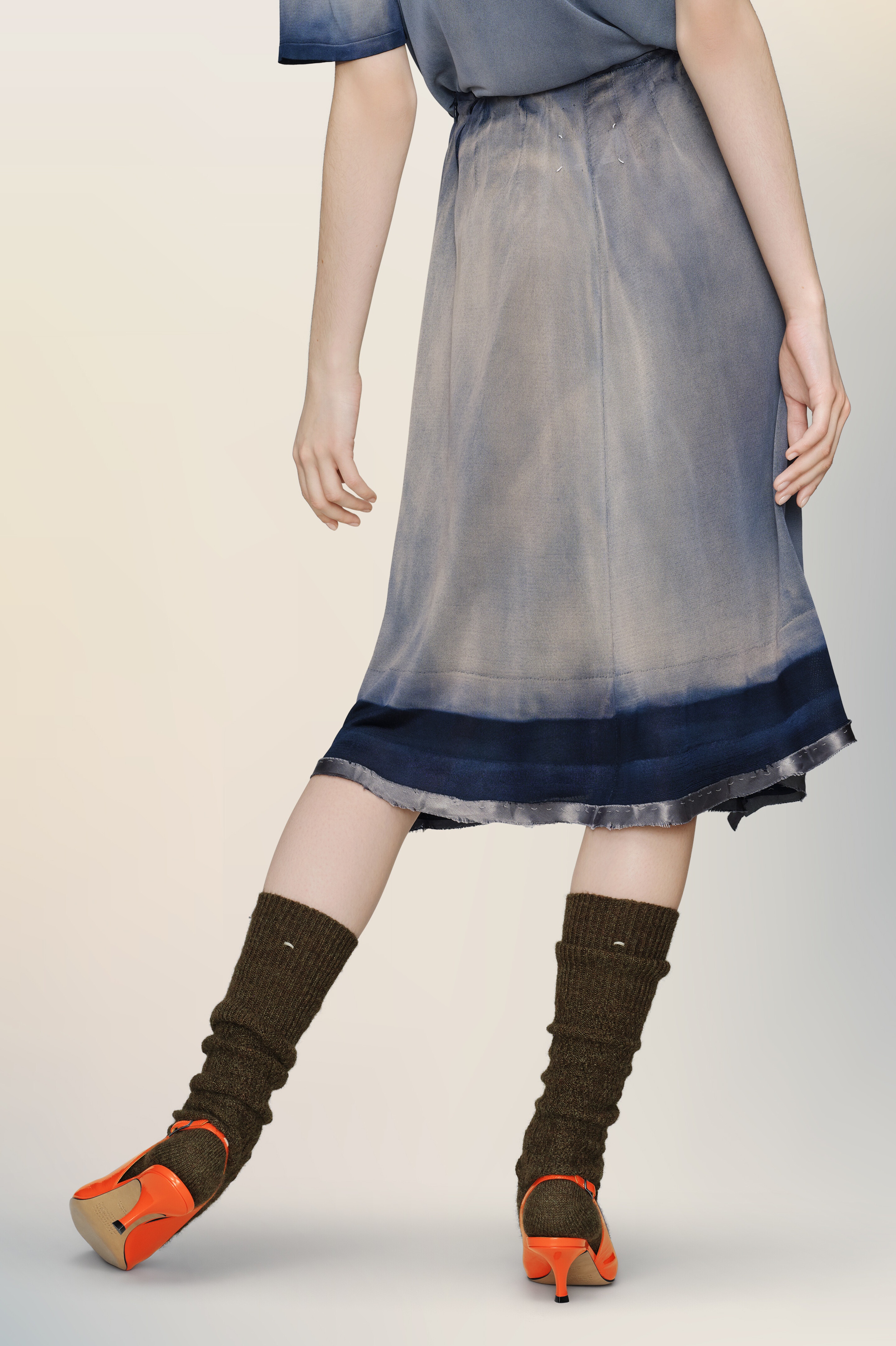 Sun-faded midi skirt - 5