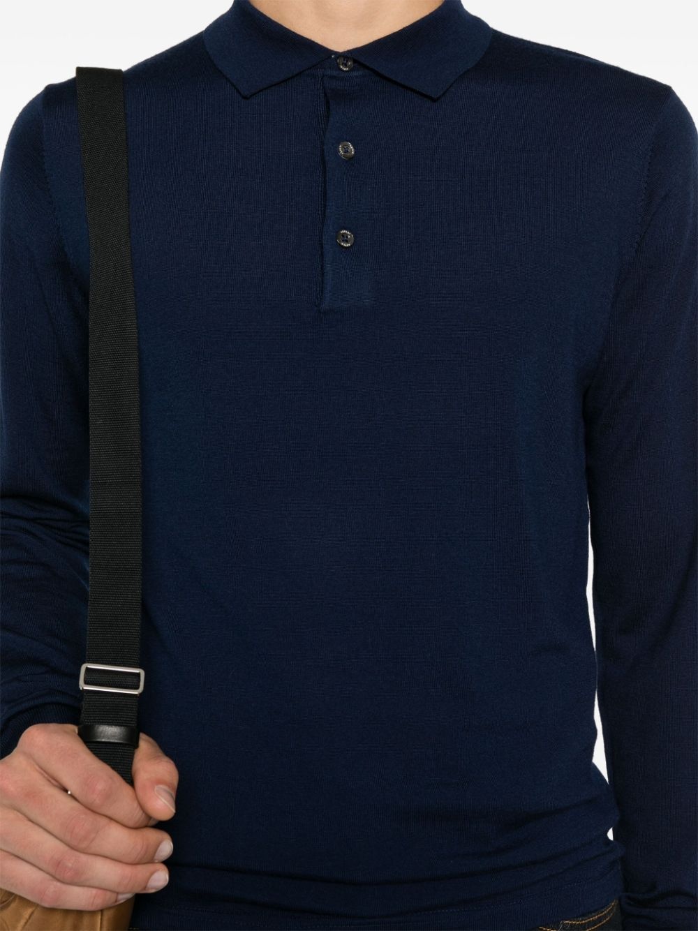 wool polo shirt - 5