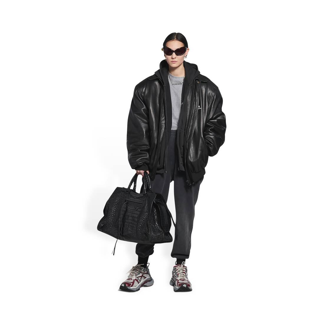 Sporty B Taxi Blouson in Black - 3