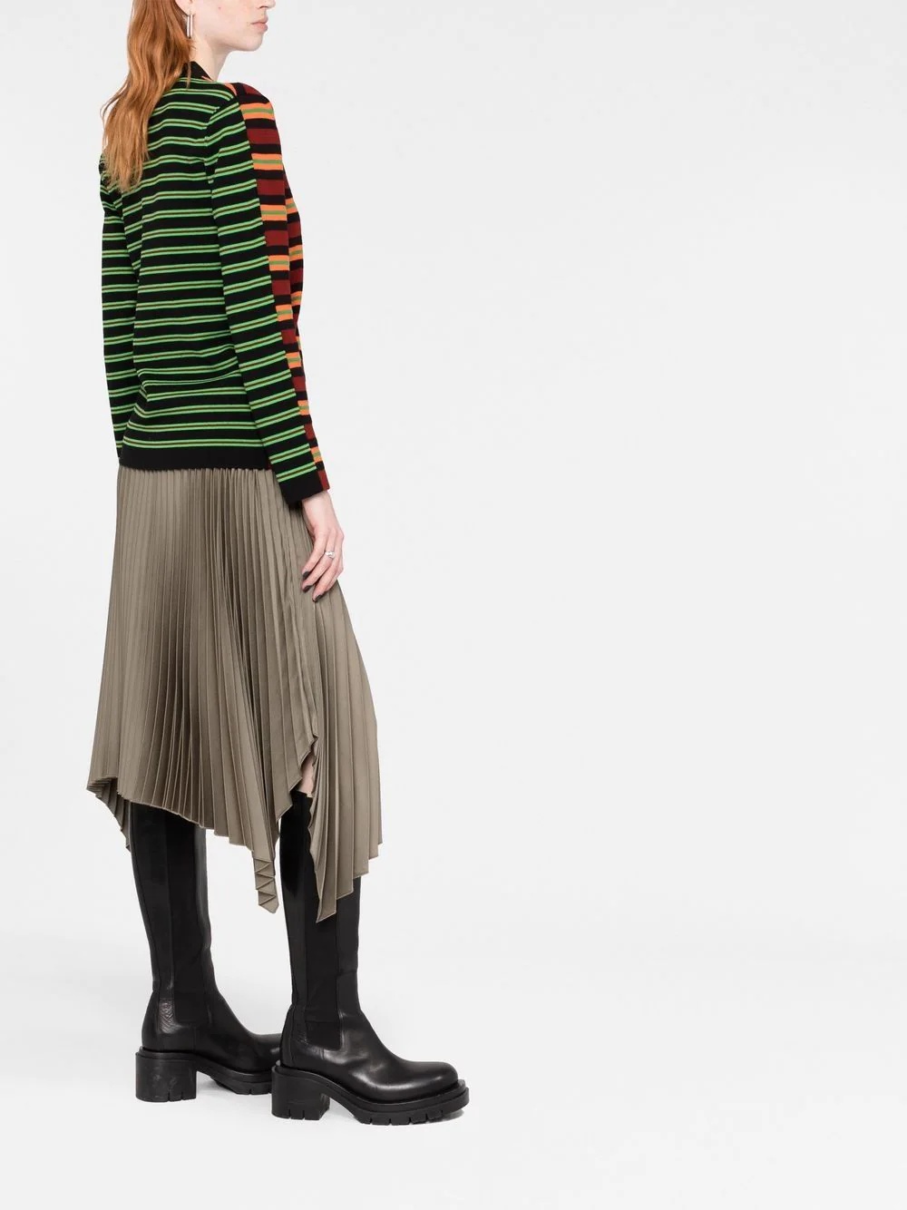Boke Flower striped cardigan - 4