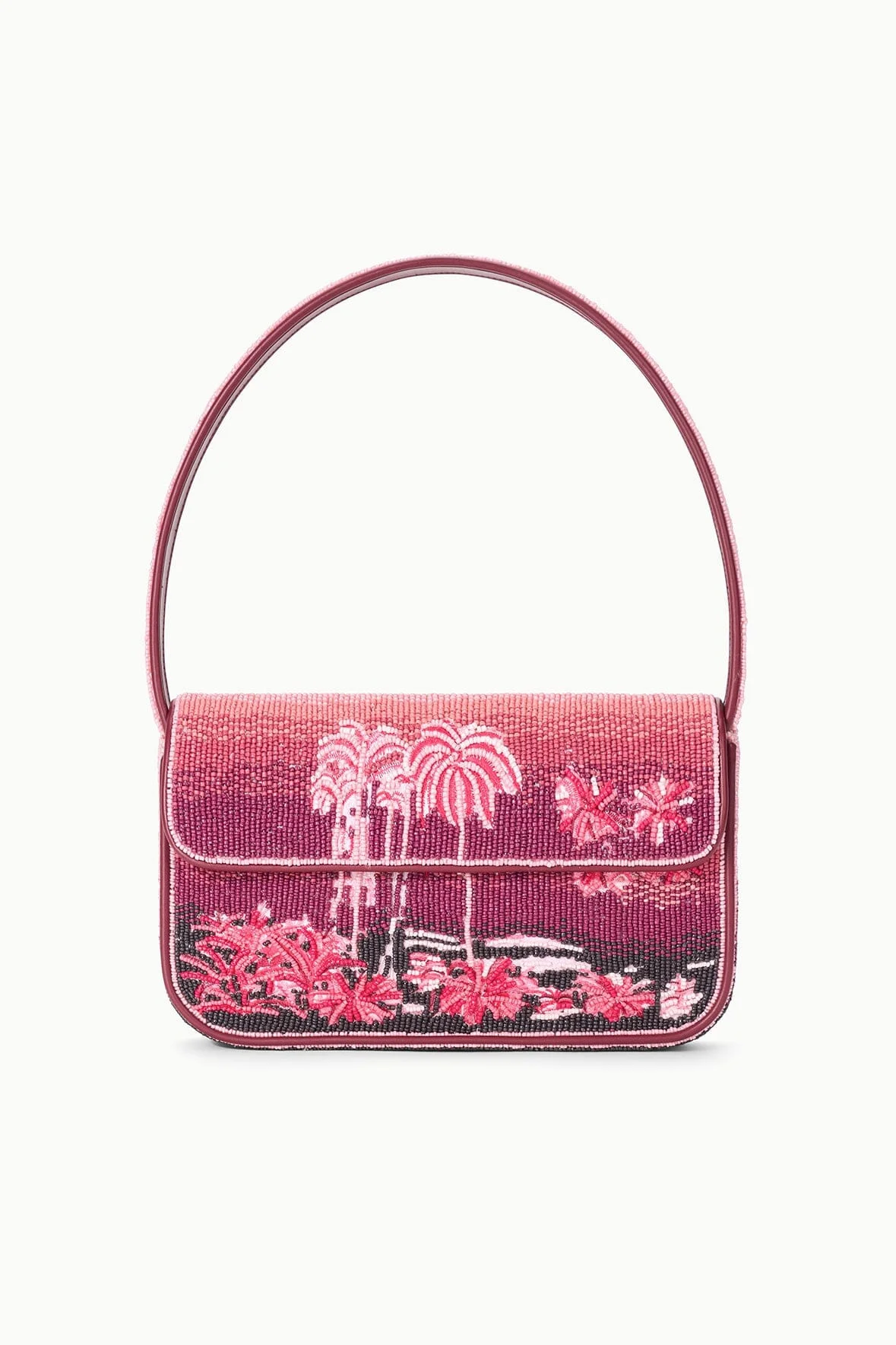 STAUD TOMMY BEADED BAG CALIFORNIA CLOUDS - 1