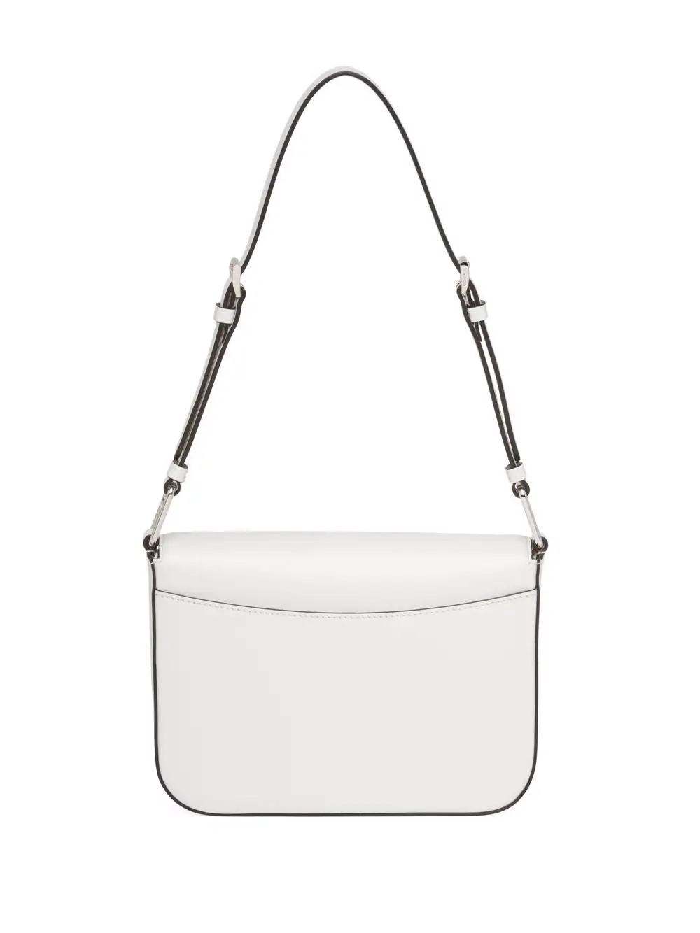 brushed leather shoulder bag - 2