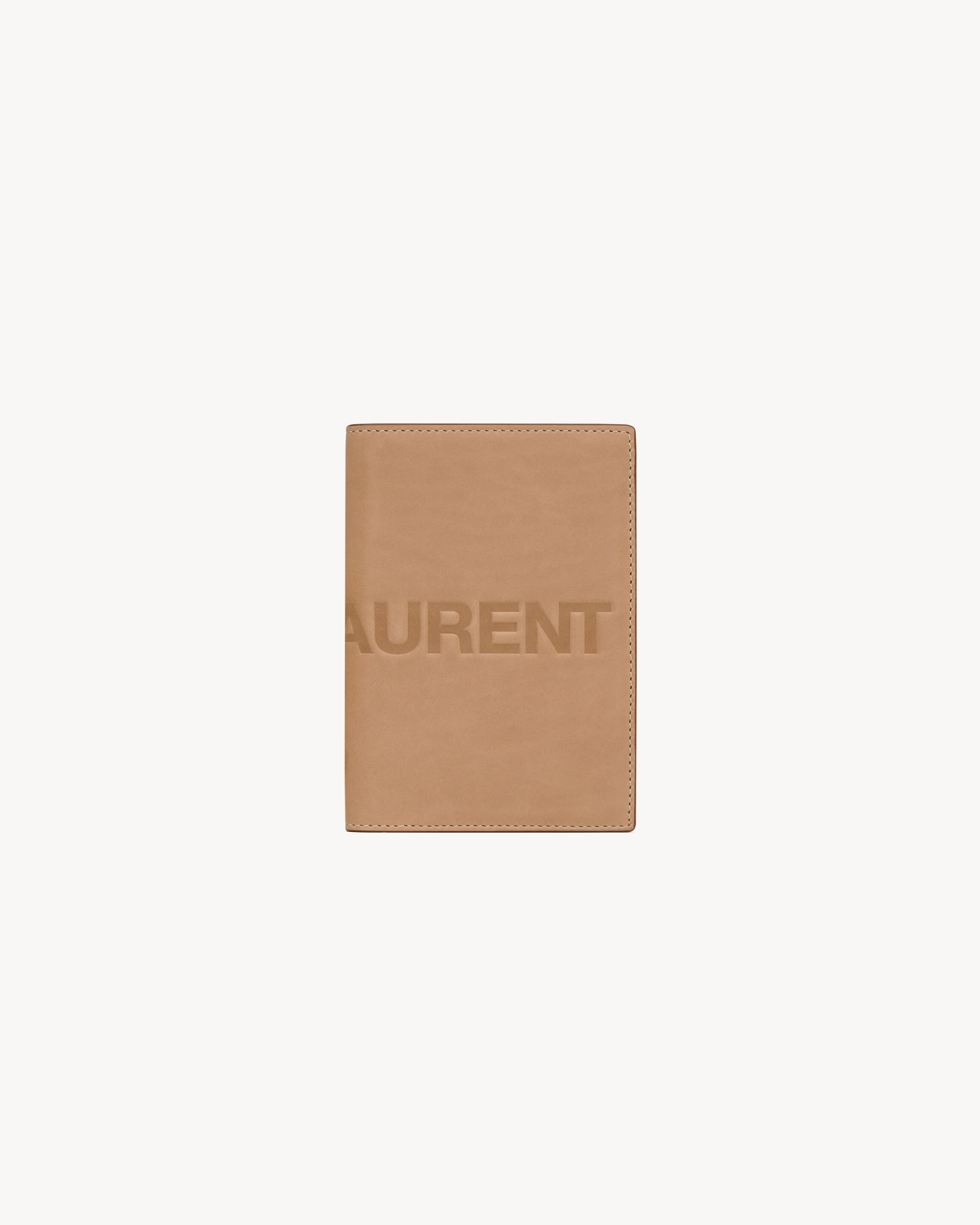 SAINT LAURENT PASSPORT CASE IN VEGETABLE-TANNED LEATHER - 1