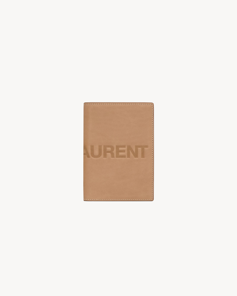 SAINT LAURENT PASSPORT CASE IN VEGETABLE-TANNED LEATHER 1