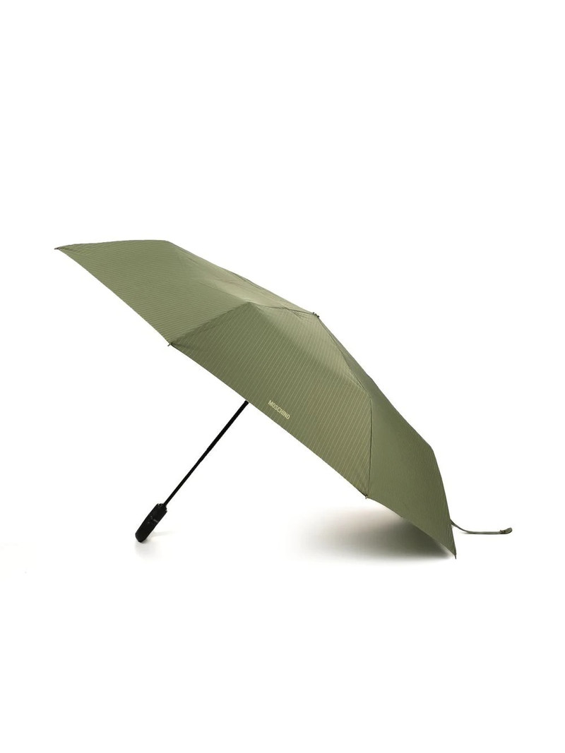 logo-print pinstripe umbrella 3