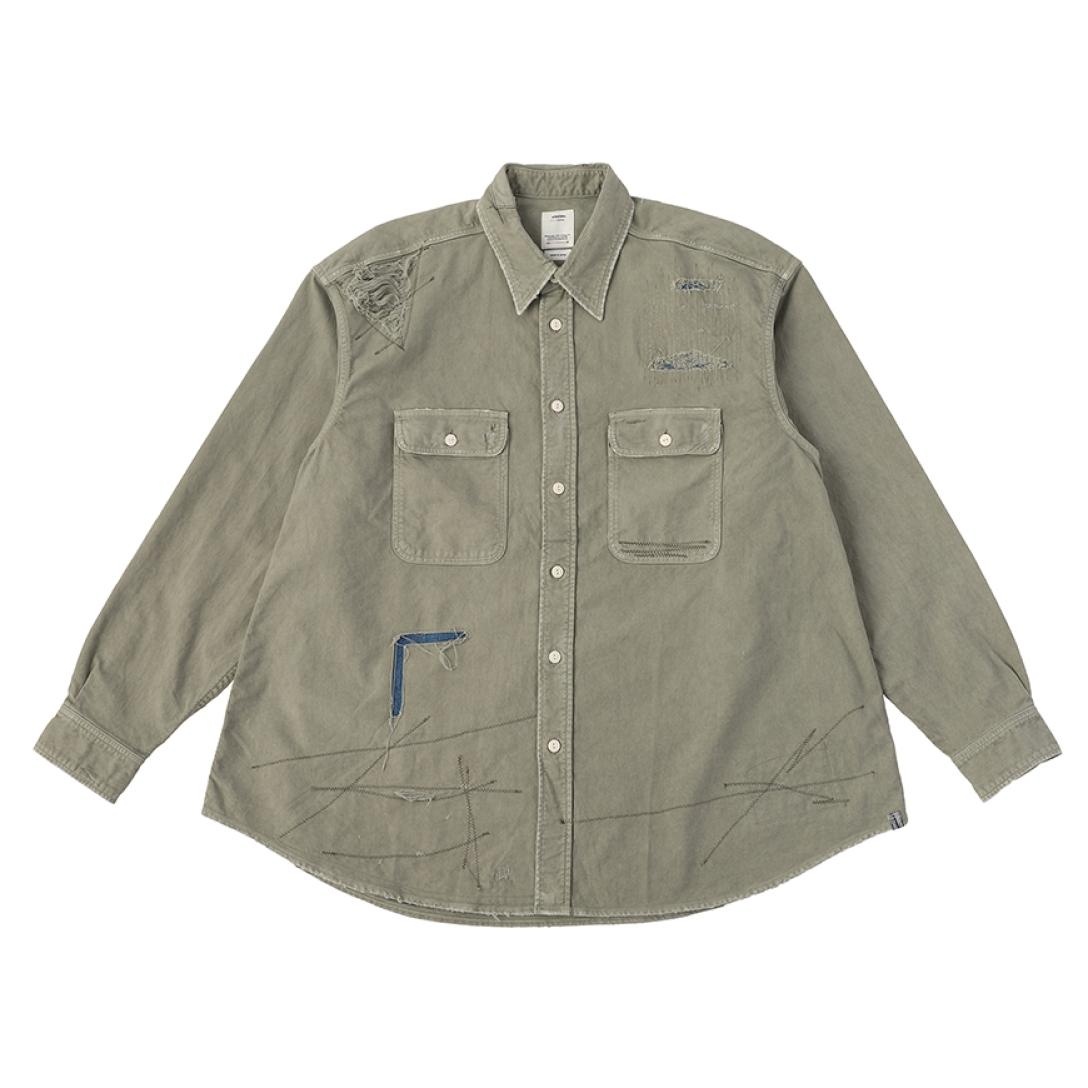 GRAND RIVER L/S CRASH OLIVE - 1