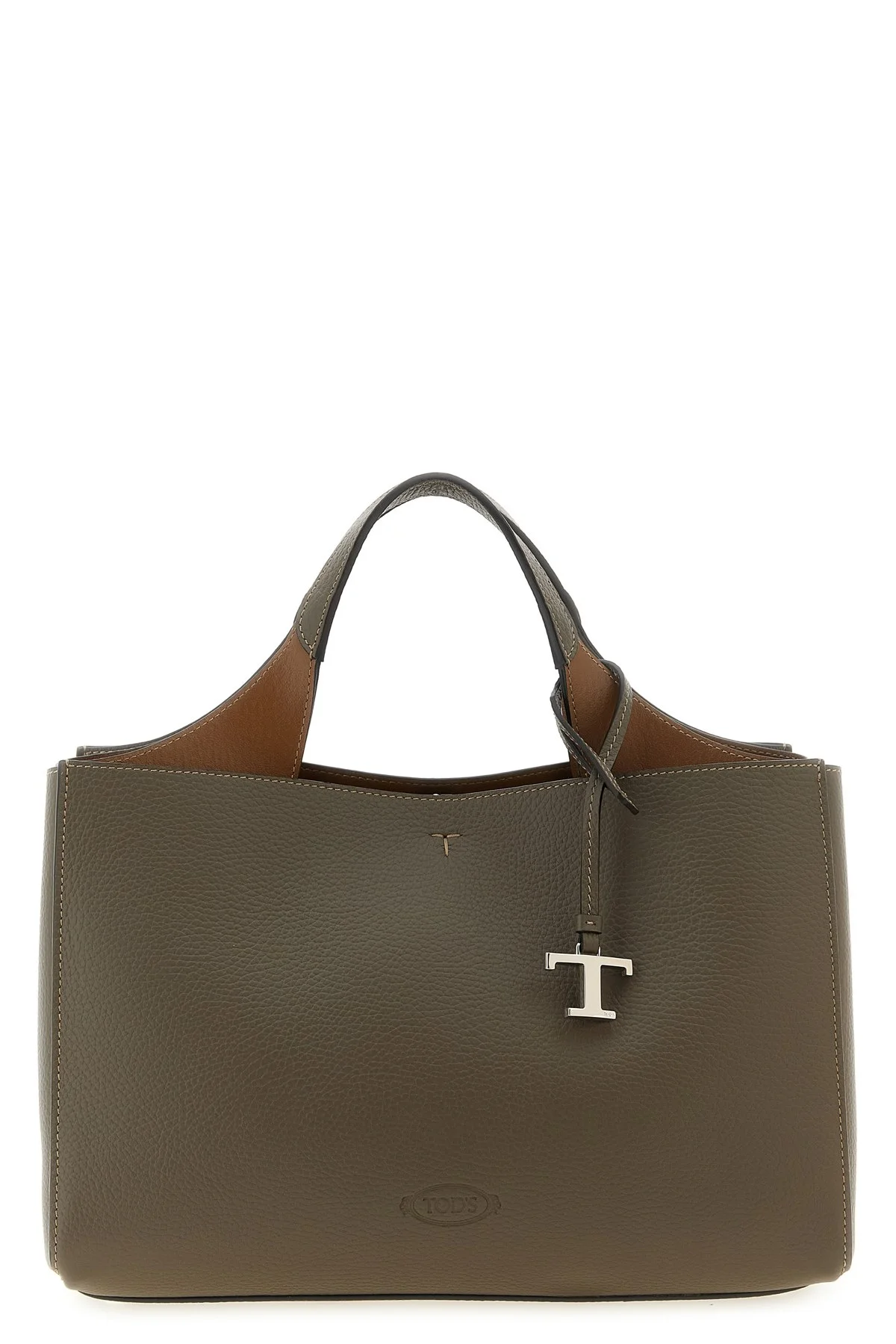 Small Leather Bucket Bag - 1