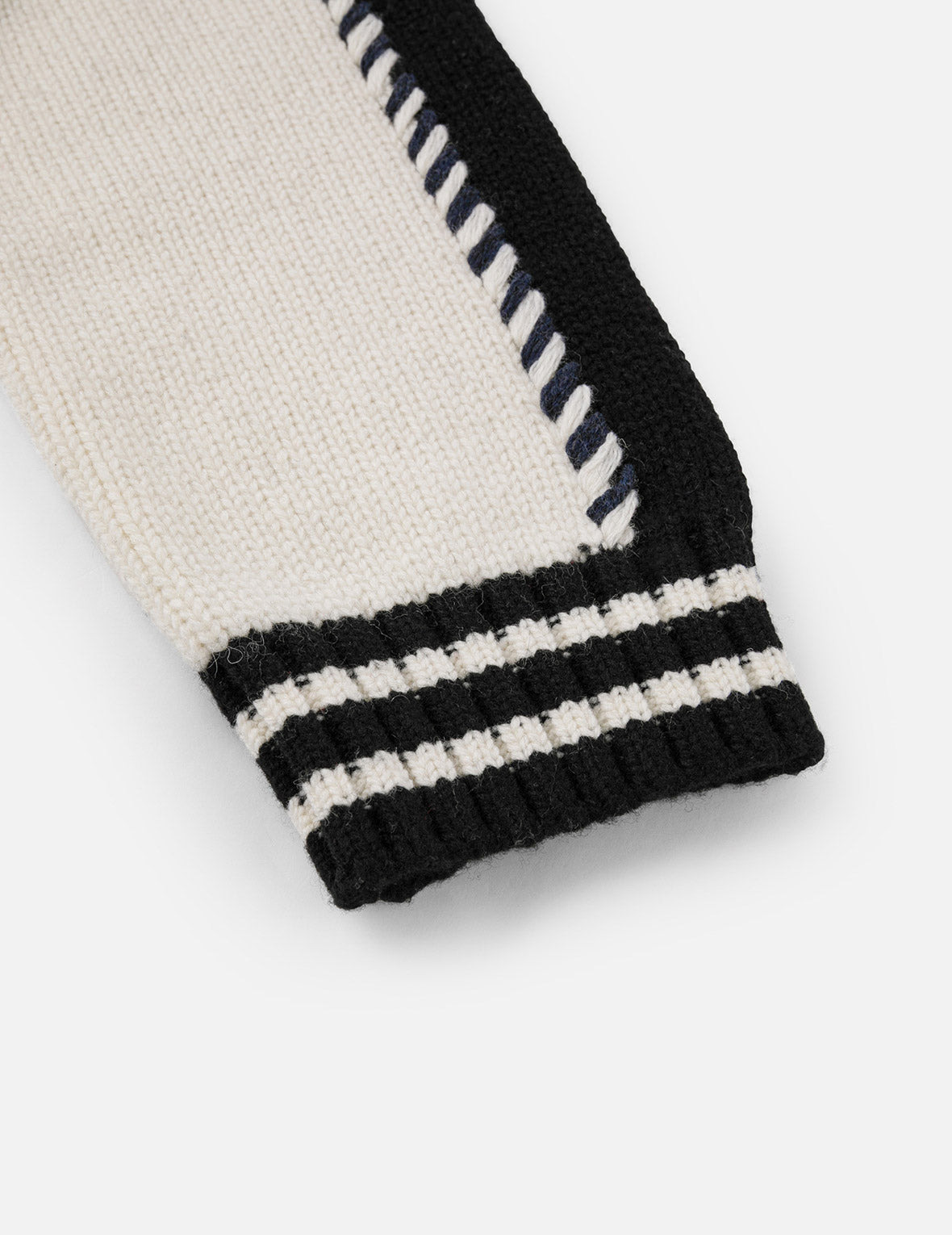 Henohenomohe Godhead Intarsia Knit Relax Fit Cardigan - 12