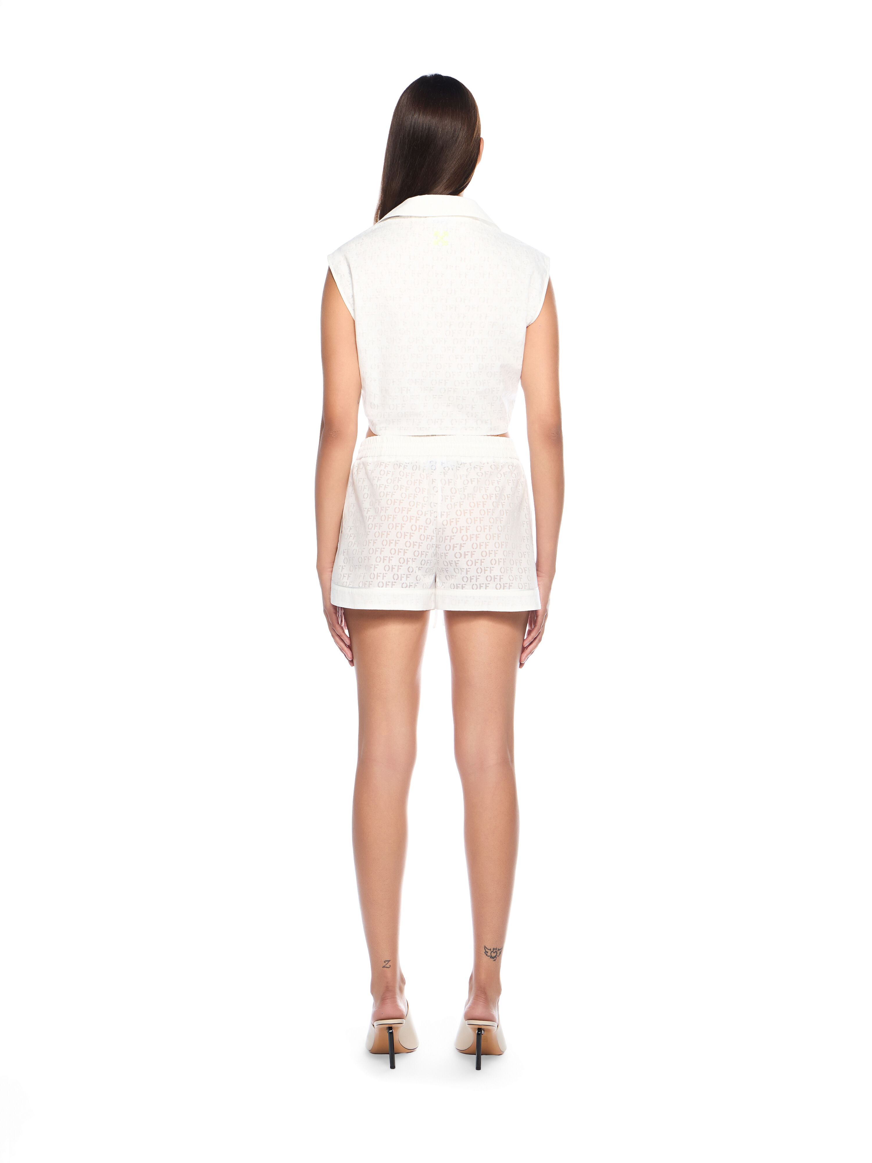 Off Stamp Sleeveless Shirt - 4