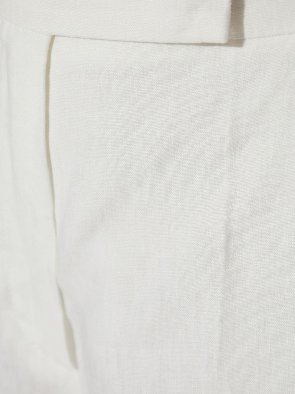 Max Mara Women Linen Wide-Leg Trousers - 4