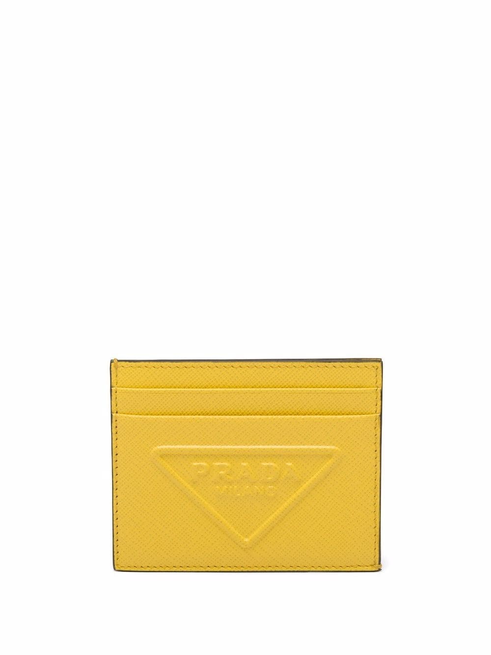 Saffiano leather card holder - 1