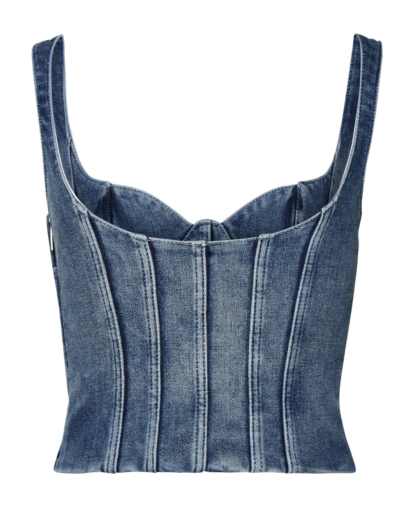 Denim Bustier Top - 3