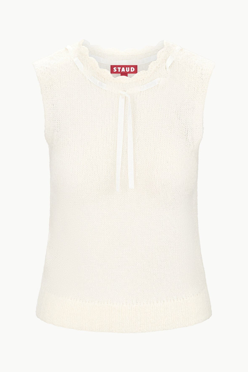 STAUD PENELOPE TOP IVORY 1