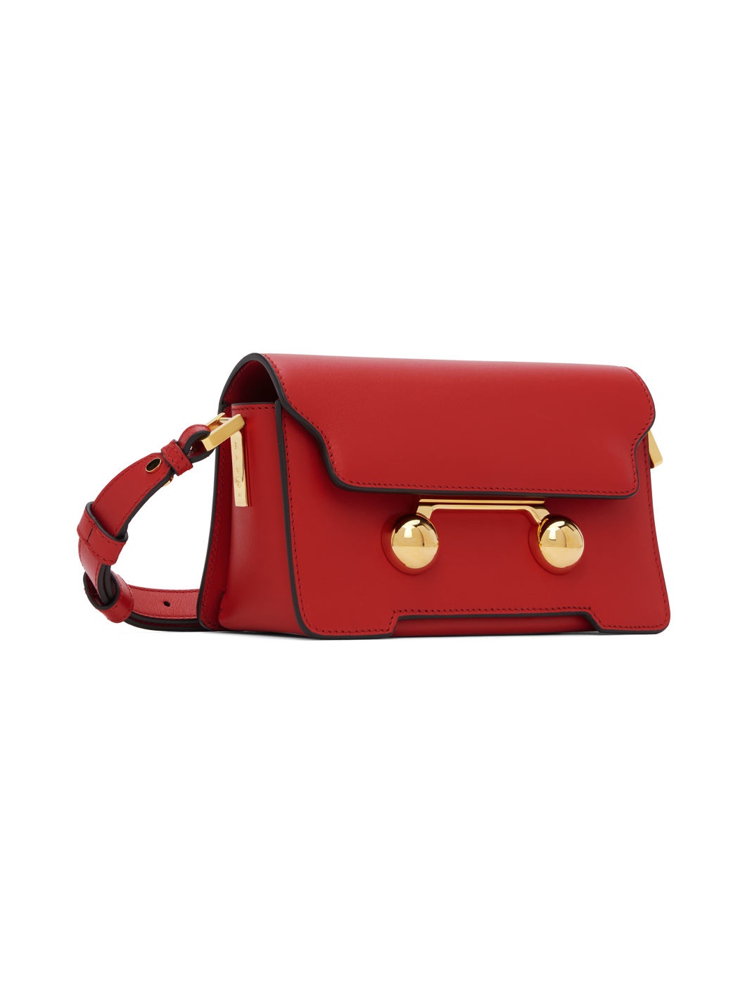 Red Leather Trunkaroo Mini Shoulder Bag - 2