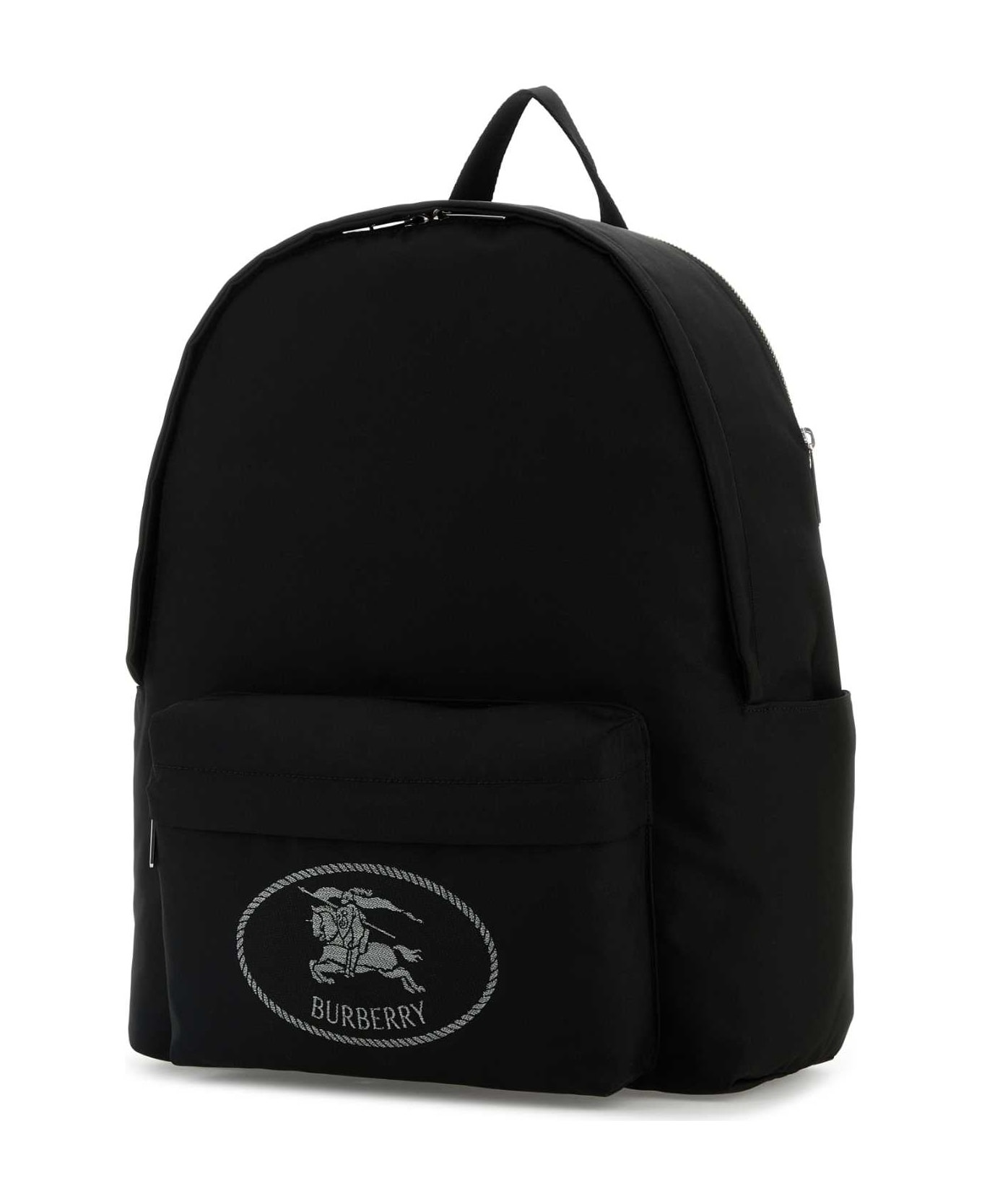 Black Canvas Backpack - 2
