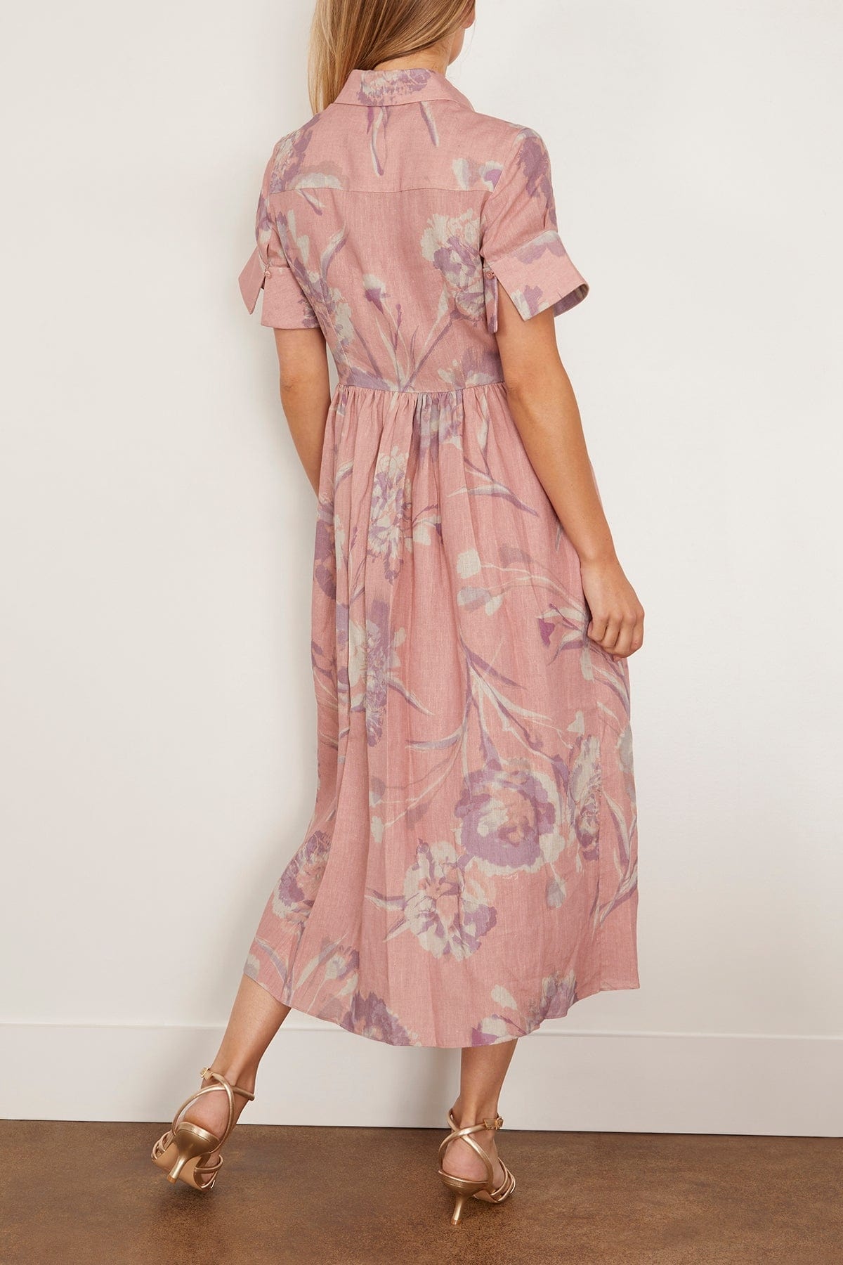 ワンピース ERDEM Woman Dress Sapphire SS25D21PCFSV CARNATION CYANOTYPE ERDEM: Dress woman - Sapphire | Erdem dress SS25D21PCFSV