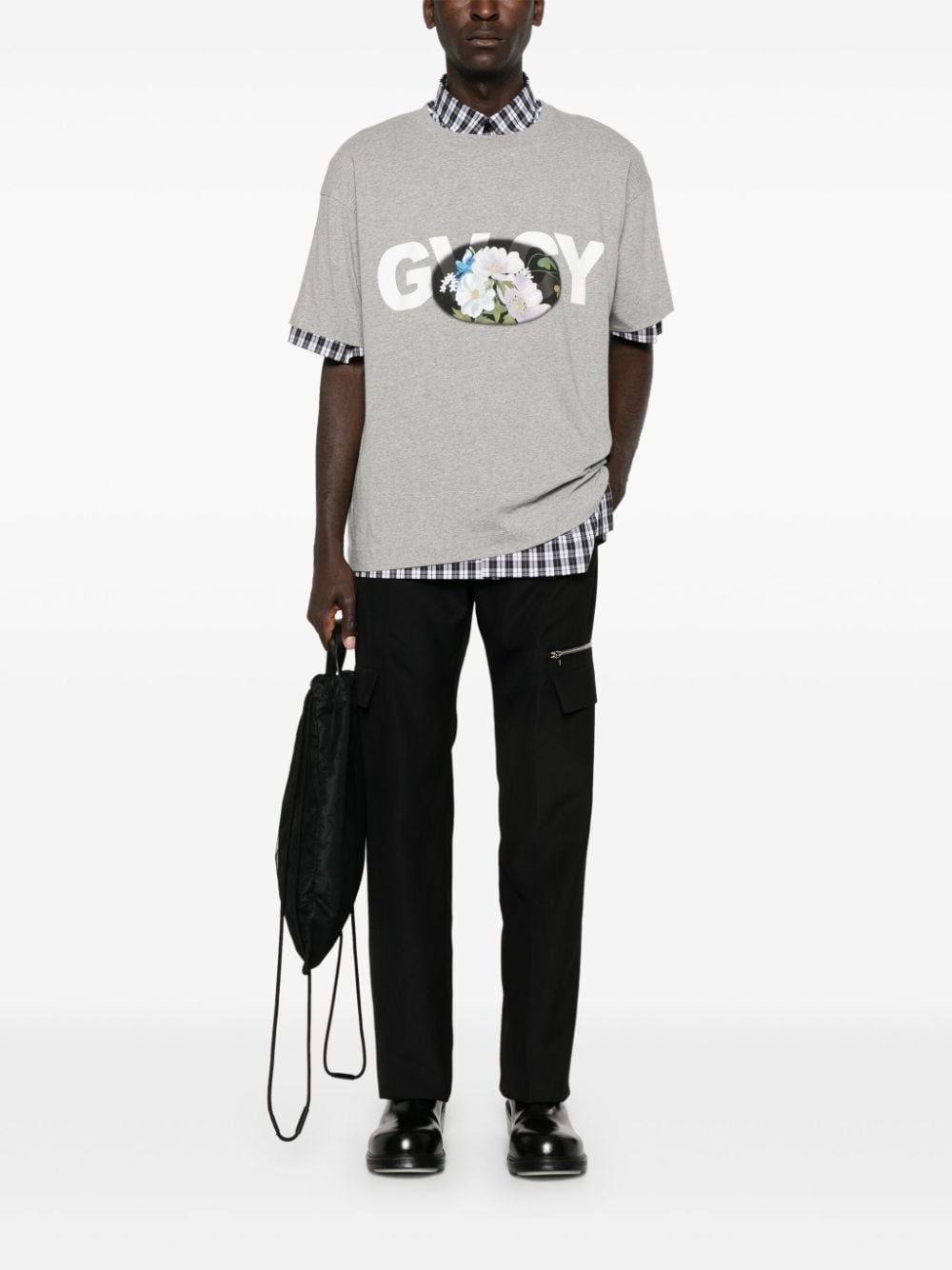 mÃ©lange cotton T-shirt - 2