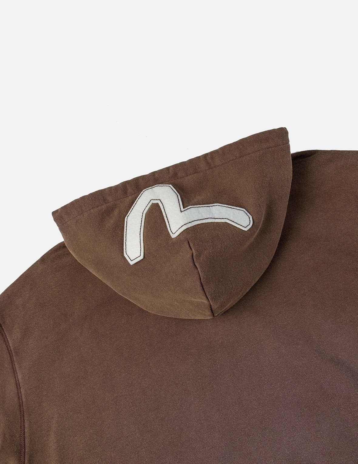 EV and Seagull Patches Embroidery Relax Fit Hoodie Jacket - 12