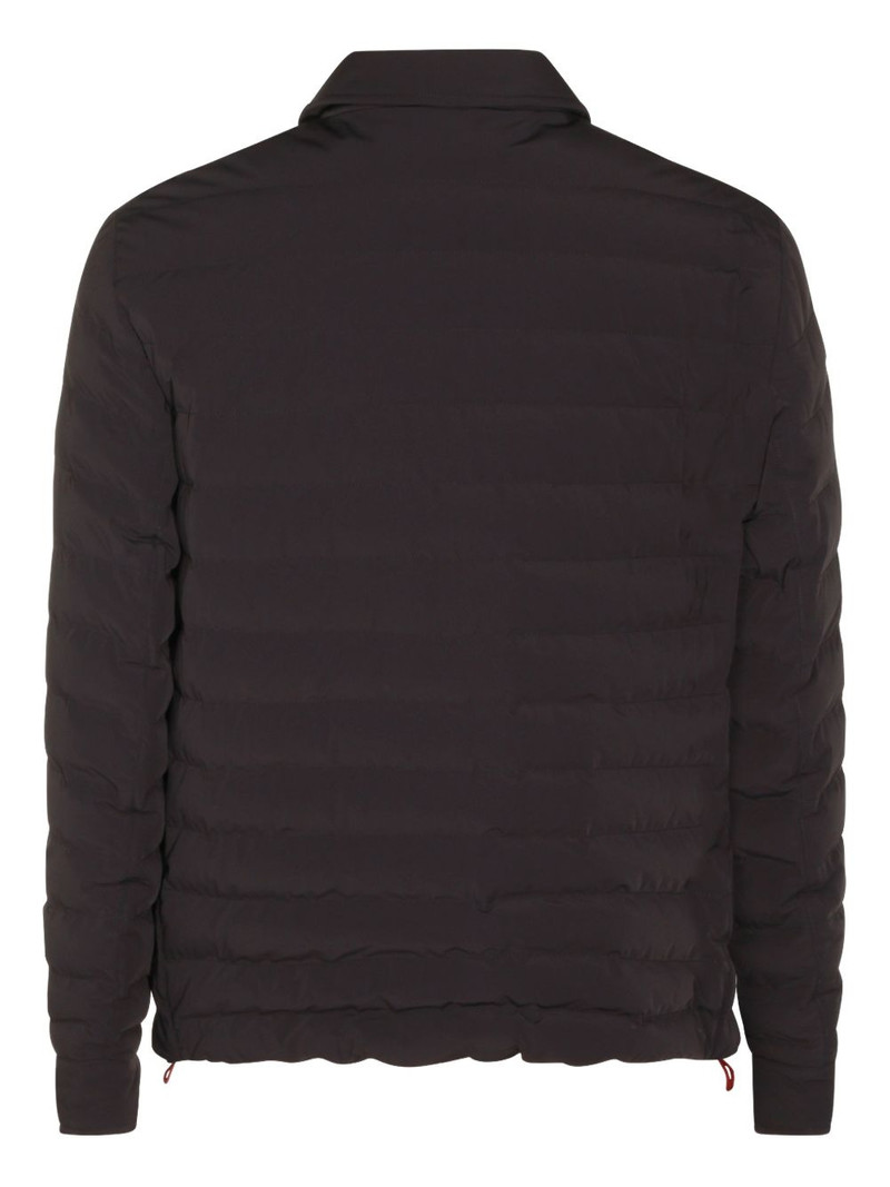 Brunello Cucinelli buttoned padded jacket outlook