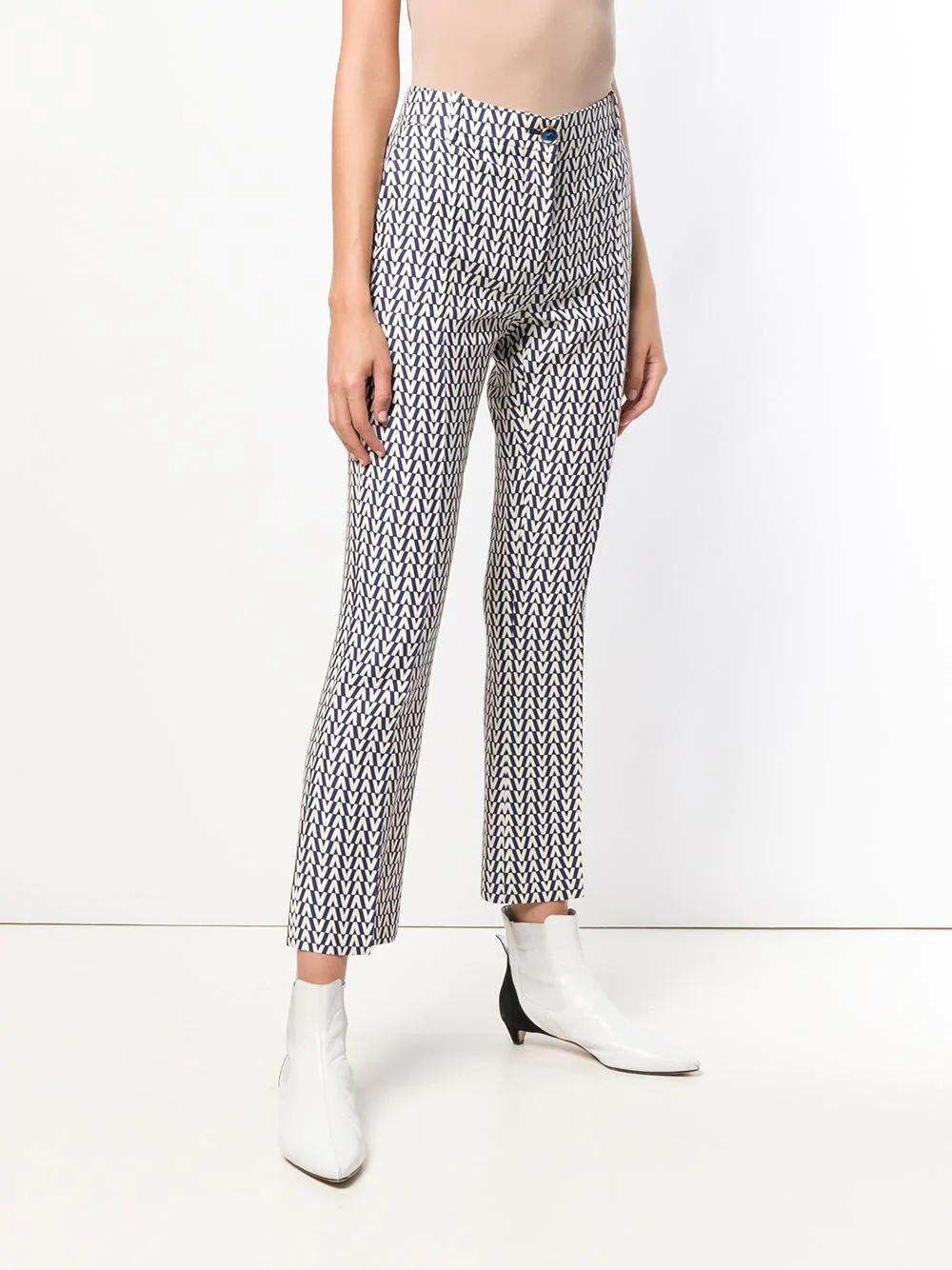 logo print  trousers - 3