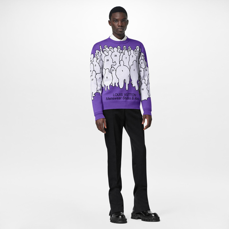 Louis Vuitton Studio Jacquard Crewneck outlook