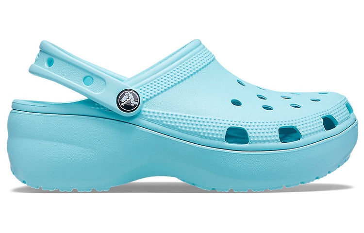 (WMNS) Crocs Classic Platform Clog 'Pure Water' 206750-4SS - 3