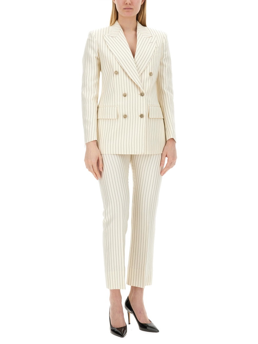 Tom Ford Women Pinstripe Pants - 2