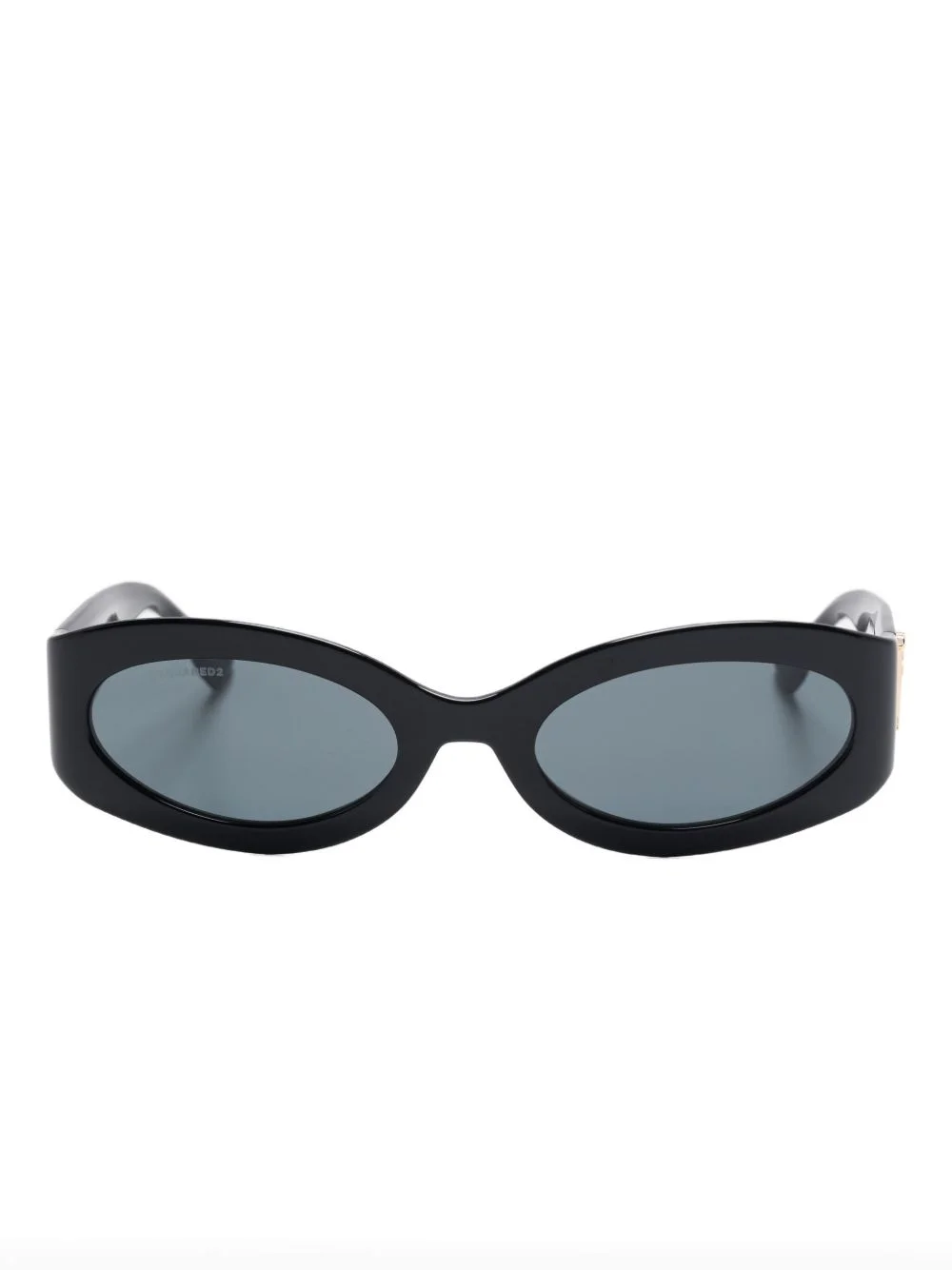 oval-frame sunglasses - 1