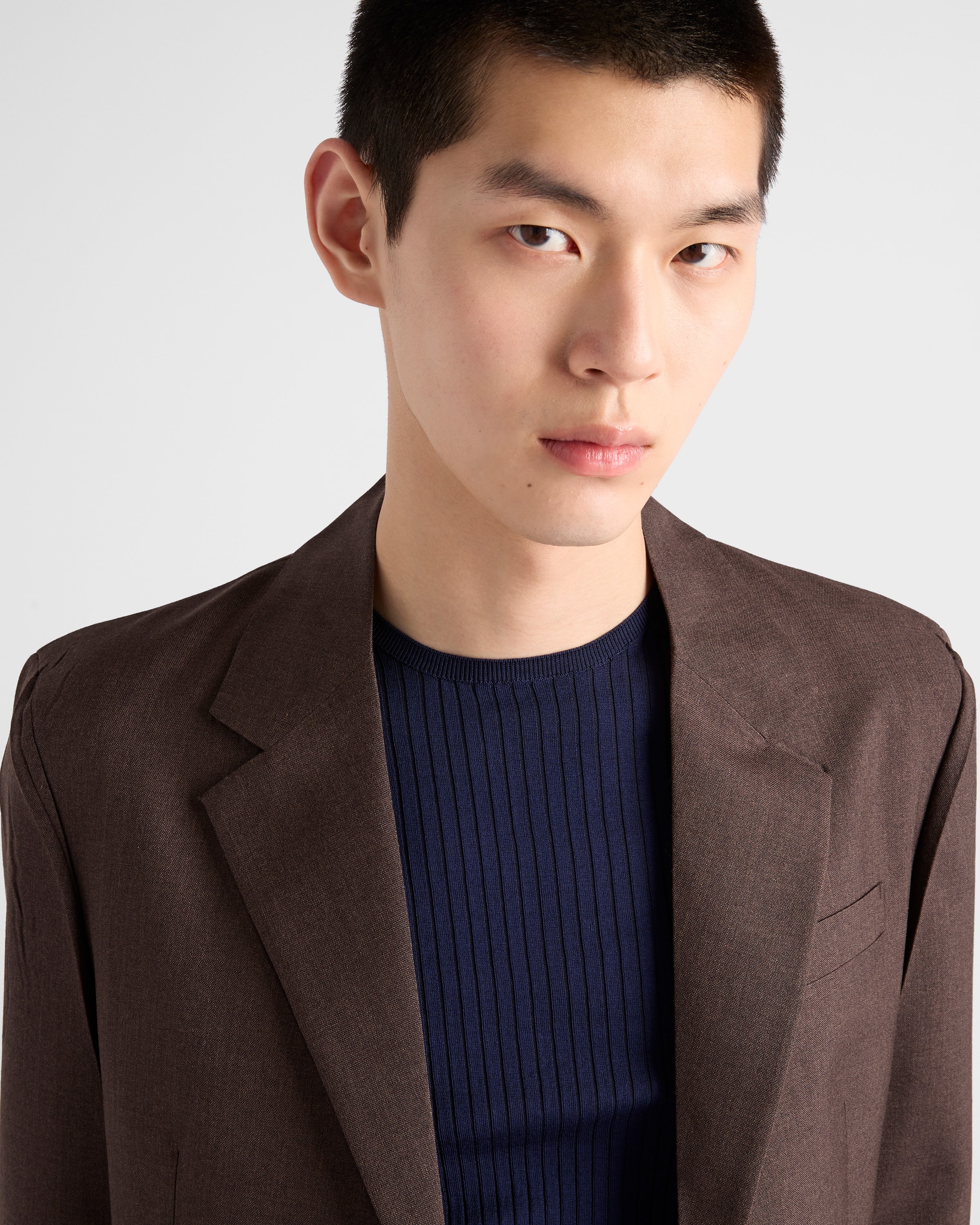 Ribbed cotton crew-neck sweater - 3