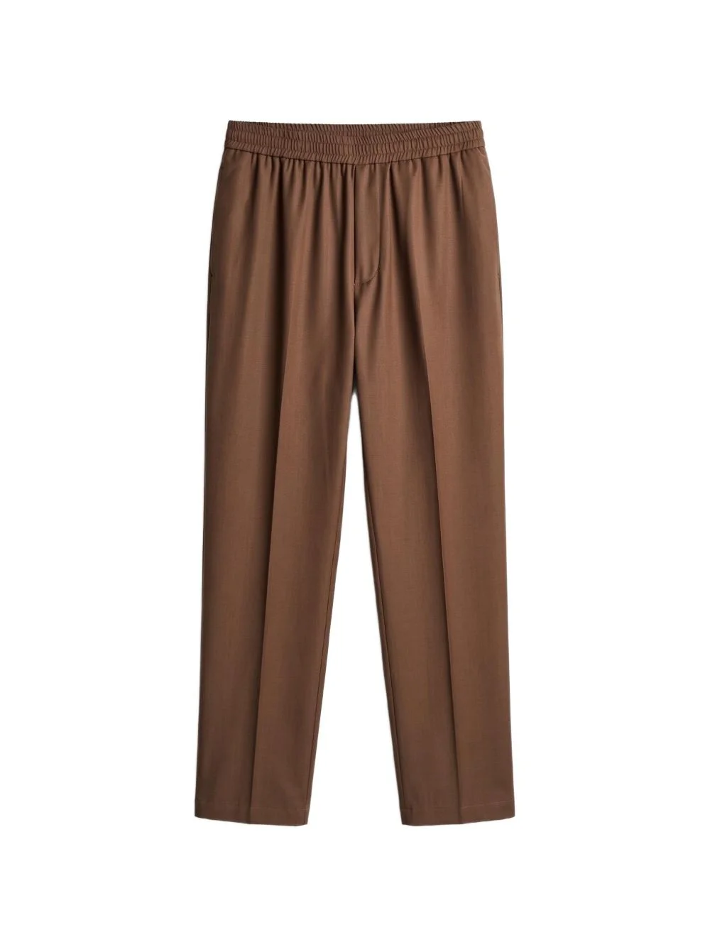 Riobarbo elasticated-waistband pressed-crease trousers - 1