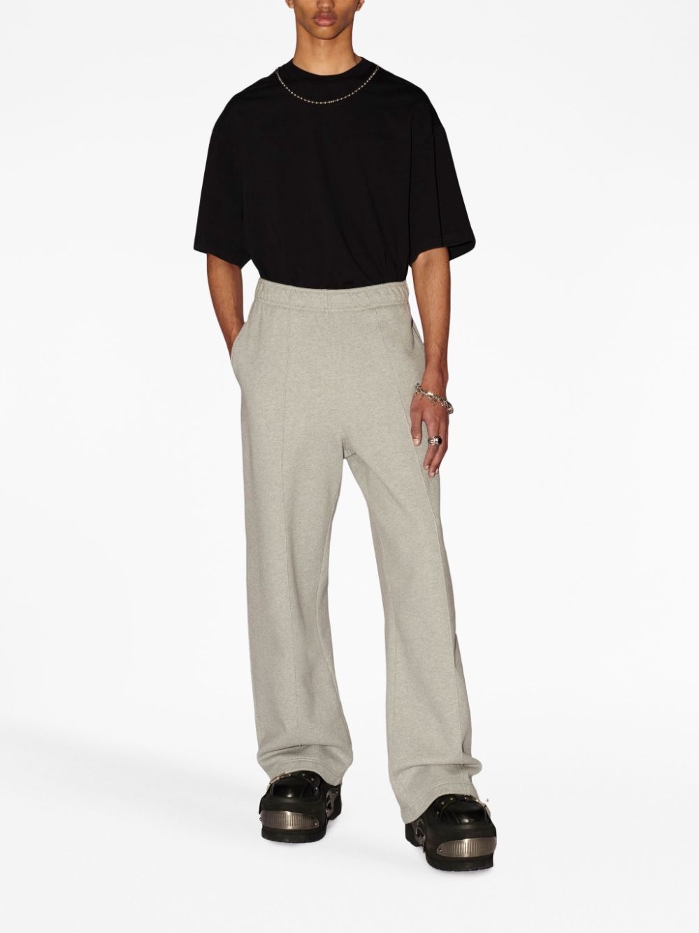 logo-embroidered track pants - 2