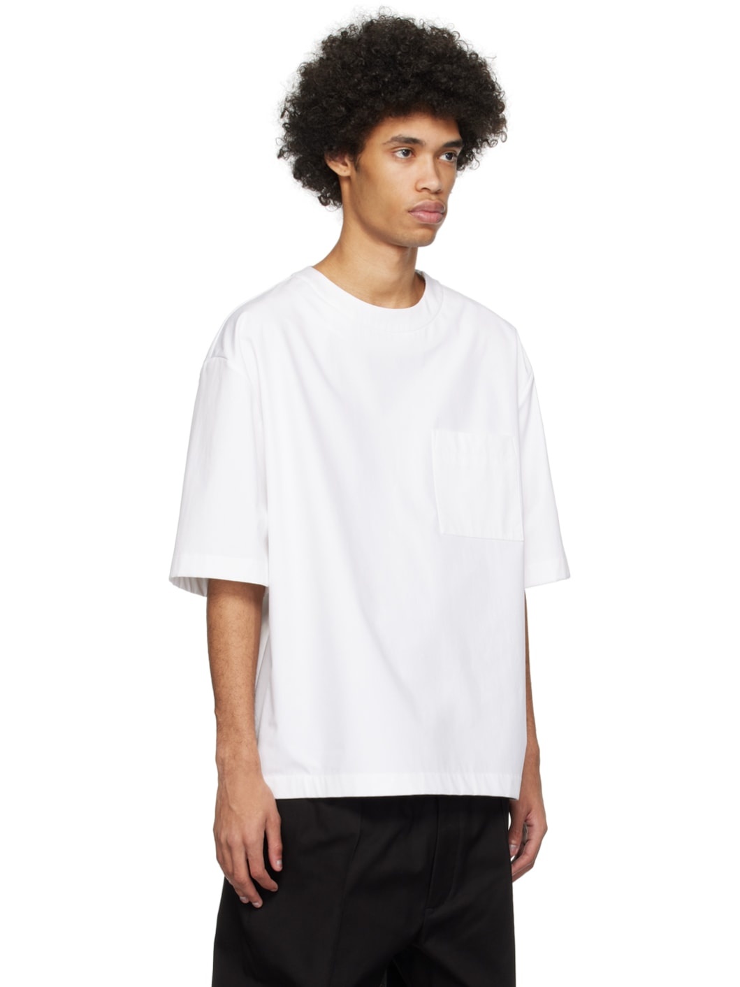 White Pocket T-Shirt - 2