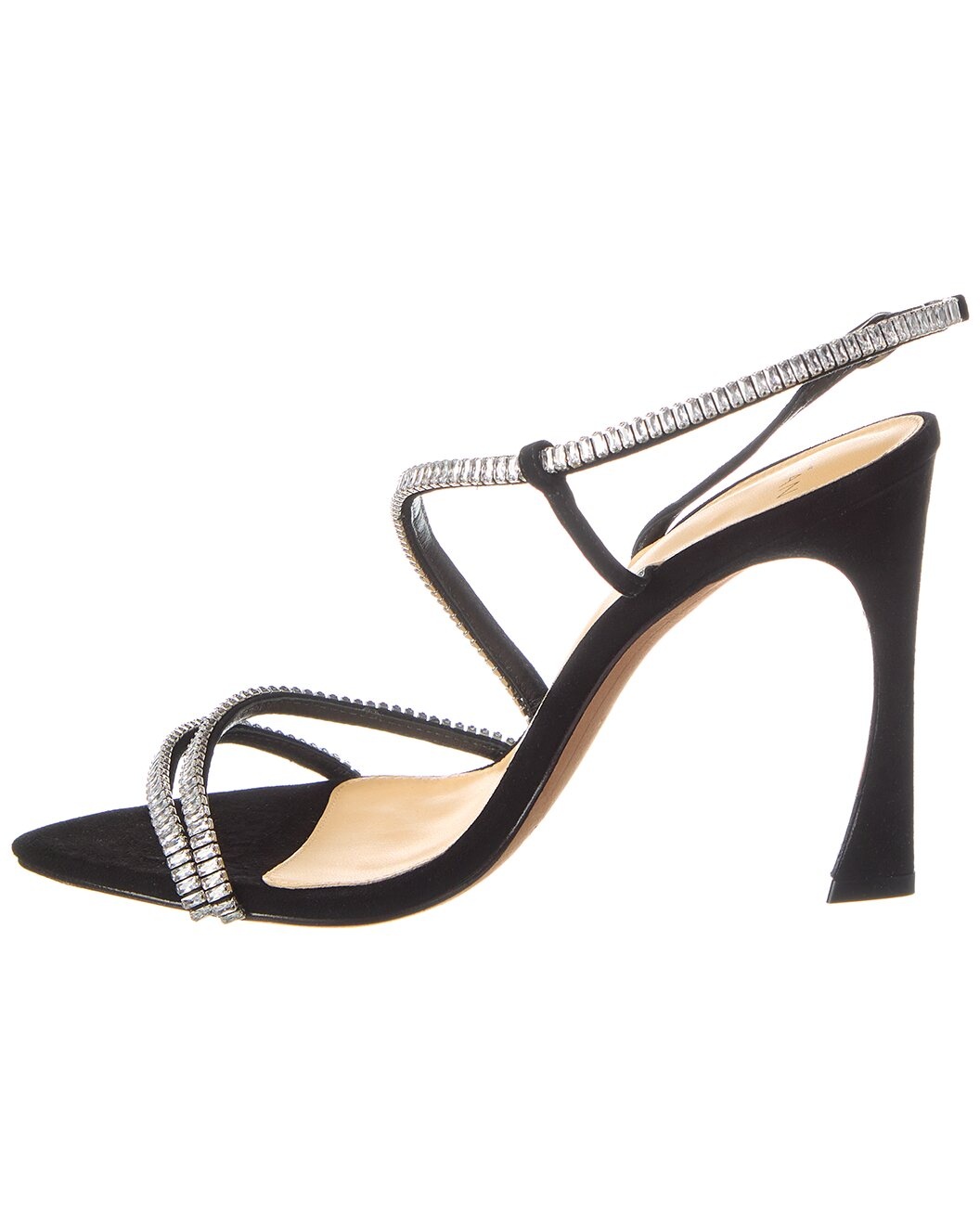 Alexandre Birman Alana Zircone 100 Leather Sandal Black - 2