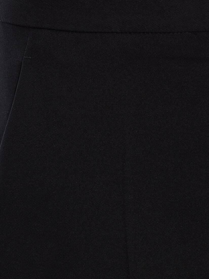 Leaf Crepe Cigarette Trouser in Black - 5