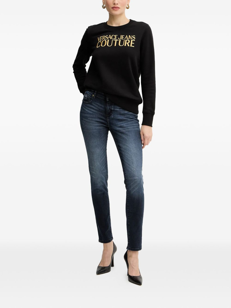 VERSACE JEANS COUTURE logo-plaque belt-loop  jeans outlook